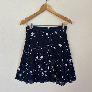 J. Crew Stars Pleated Mini Skirt Size 0